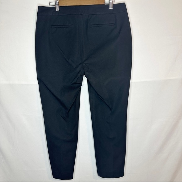 Talbots Chatham Ankle Pant Black Pleated Side Zip Trousers Women’s 14 Petite - Picture 8 of 14